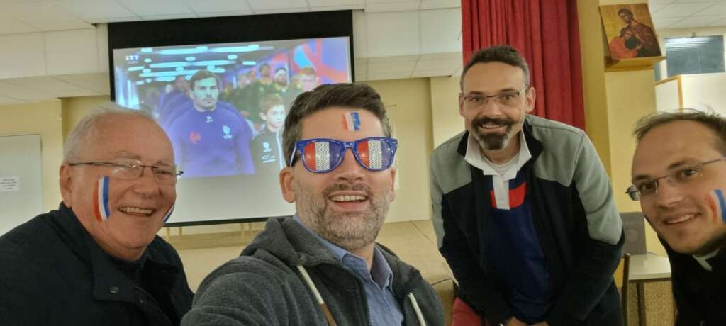 Fan-zone à la crypte lors de la coupe du monde de rugby 2023.